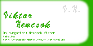 viktor nemcsok business card